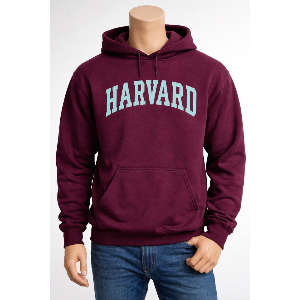 Harvard University Hoodie Adults XL Maroon Pullover Collegiate‎ Ivy League